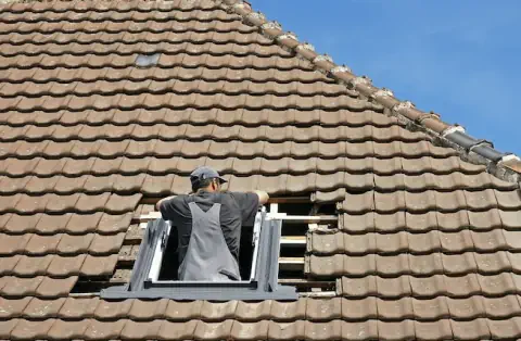 Pose de velux - Landéan